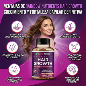 DOMINA TU BELLEZA CON HAIR GROWTH - POCAS UNIDADES DISPONIBLES